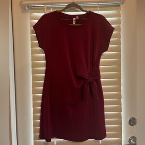 Cable & Gauge Rich Burgundy Dress, medium